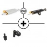 Kit Amortisseur de direction OHLINS et Support DUCABIKE Desert X 2022-2024