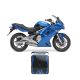 Grip de Réservoir Volcano STOMPGRIP ER-6f/n 2006-2011, Ninja 650R 2007-2008