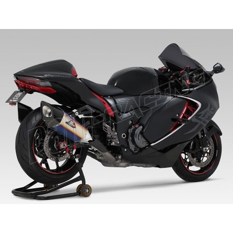 Double silencieux R-11Sq R Yoshimura homologués JMCA GSXR1300 Hayabusa 2021-2024