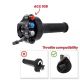Cocotte de tirage rapide route avec commodo intégré JETPRIME S1000RR 2019-2026, M1000RR 2020-2026, S1000R/XR, M1000R/XR