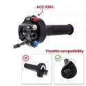 Cocotte de tirage rapide racing avec commodo intégré JETPRIME S1000RR 2019-2026, M1000RR 2020-2026, S1000R/XR, M1000R/XR