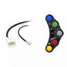 Commodo route gauche 5 boutons JETPRIME ZX6R 2007-2016, ZX10R 2004-2010