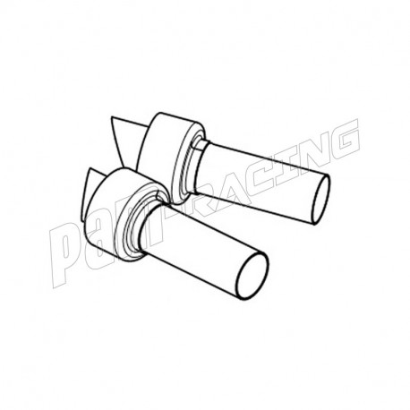 Db-killer pour silencieux Akrapovic V-TUV054 et V-TUV054L pour R1 2007-2008