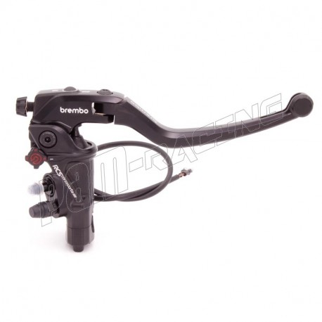 Maître-cylindre de frein radial PR19 RCS RR CORSA CORTA BREMBO taillé masse levier long rabattable