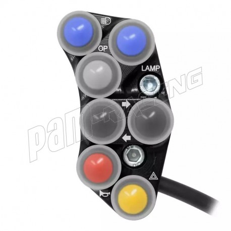 Commodo enduro gauche 7 boutons JETPRIME Ténéré 700 2019-2024, Ténéré 700 World Raid 2022-2024