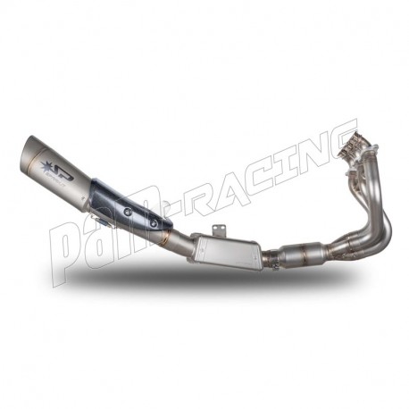 Ligne complète inox/titane silencieux GRID-O montage haut Street Triple 765R/RS, Daytona Moto2 2023-2024 SPARK
