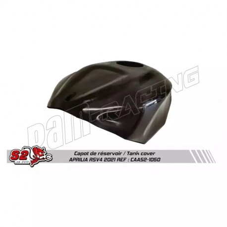 Protection de réservoir fibre de verre noire S2 CONCEPT RSV4 1100 2021-2024