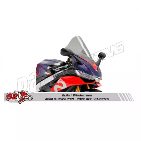 Bulle racing double courbure S2 CONCEPT RSV4 1100 2021-2024
