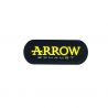 Sticker autocollant ARROW 94x31 mm noir/jaune