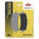 Plaquettes de frein avant racing dual sinter SBS 841DS-1 APRILIA, BMW, DUCATI, KTM, SUZUKI étrier Brembo