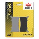 Plaquettes de frein avant racing dual sinter SBS 985DS-2 M1000R, M1000RR, M1000XR, S1000RR, CBR1000RR-R 2020-2025