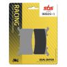 Plaquettes de frein avant racing dual sinter SBS 985DS-1 M1000R, M1000RR, M1000XR, S1000RR, CBR1000RR-R 2020-2025