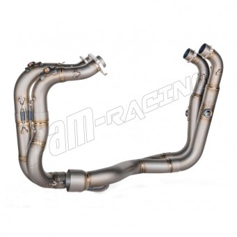 Collecteur racing titane RSV4 1000 RR/RF 2017-2020, RSV4 1100 /Factory 2021-2026, Tuono V4 2017-2026 SPARK