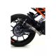Silencieux homologué nichrom noir GP2 ARROW Duke 125/390 2017-2020