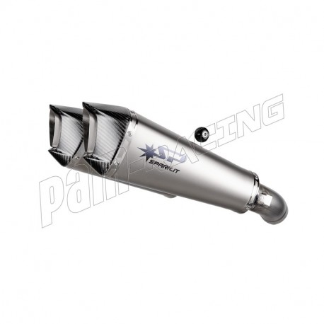 Double silencieux KONIX EVO homologués Hypermotard 698 2024 SPARK