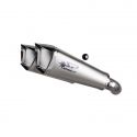 Double silencieux KONIX EVO homologués Hypermotard 698 2024 SPARK