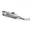 Demi-ligne racing titane avec suppression du catalyseur et silencieux Force EVO​​​​​​​ titane SPARK pour ZX10R 2011-2020.