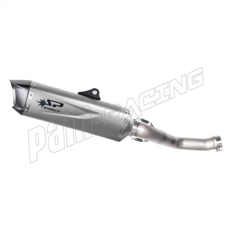 Demi-ligne racing titane avec suppression du catalyseur et silencieux Force EVO​​​​​​​ titane SPARK pour ZX10R 2011-2020.