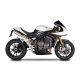 Ligne 3/4 racing inox/titane SPARK 1200 Speed Triple RR/RS 2021-2024