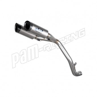 Ligne 3/4 racing inox/titane SPARK 1200 Speed Triple RR/RS 2021-2024