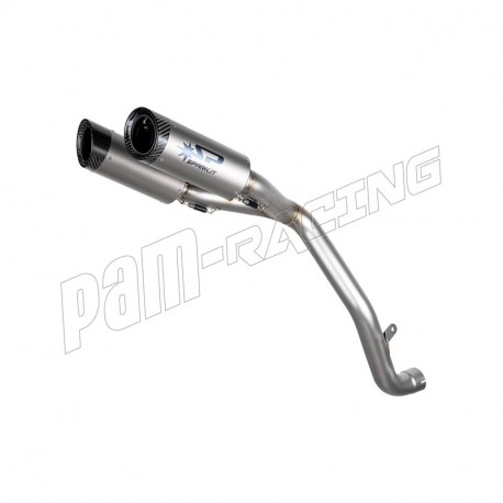 Ligne 3/4 racing inox/titane SPARK 1200 Speed Triple RR/RS 2021-2024