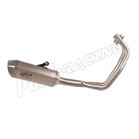 Ligne complète homologuée silencieux Force MT-07 2014-2020, Tracer 700 2016-2019 SPARK