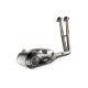 Ligne d'échappement complète homologuée inox Akrapovic GSX-8S 2023-2025/ GSX-8R 2024-2025