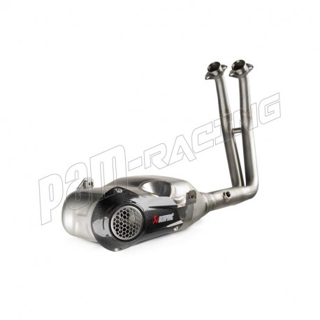 Ligne d'échappement complète homologuée inox Akrapovic GSX-8S 2023-2025/ GSX-8R 2024-2025