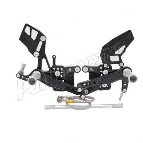 Commandes reculées PP Tuning ZX-10R 2006-2007