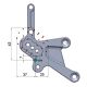 Commandes reculées PP Tuning XSR 900/XSR 900 GP 2022-2026