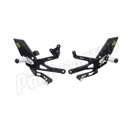 Commandes reculées Lightech Panigale V4R 2019-2021, Panigale V4/V4S 2018-2021, 1100 Streetfighter V4/V4S 2020-2021