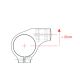 Bracelets 7° diamètre 50 mm position standard  pour demi guidons LIGHTECH