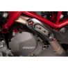 Protection d'échappement brillant Lightech carbone Hypermotard 950/SP 2019-2023