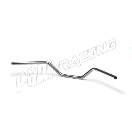Guidon pro Flat Track HIGHSIDER inox chromé diamètre 22.2 mm