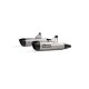 Double silencieux titane Akrapovic Bonneville T100/T120 2017-2020