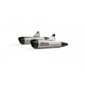 Double silencieux titane Akrapovic Bonneville T100/T120 2017-2020