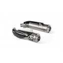 Double silencieux titane Akrapovic Scrambler 1100 2018-2024