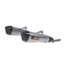 Double silencieux titane/carbone Akrapovic K1600GT/GTL 2011-2023