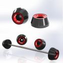 Protections de bras oscillant alu Grind GSG MOTO pour BUELL