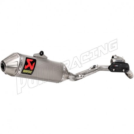 Ligne d'échappement évolution titane Akrapovic KX450F 2019-2020, KX250/XC 2021-2023