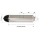 Silencieux Force EVO titane Ø65 mm universel SPARK