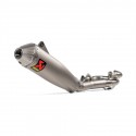 Ligne d'échappement évolution titane Akrapovic YZ450F 2020-2022, WR450F 2020-2023