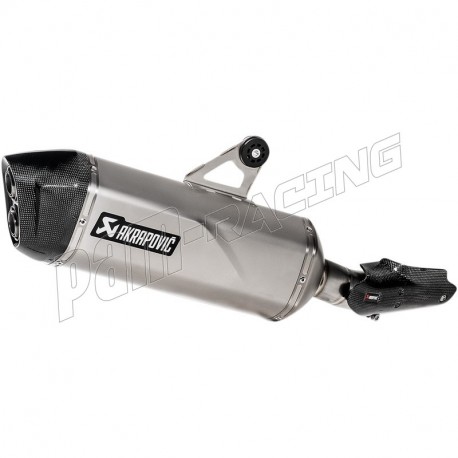Silencieux titane noir adaptable Slip-On Akrapovic pour R1250GS/Adventure 2019-2023