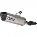 Silencieux titane noir adaptable Slip-On Akrapovic pour R1250GS/Adventure 2019-2024