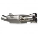 Raccord Track Day inox Akrapovic R9 2025