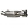 Raccord Track Day inox Akrapovic R9 2025