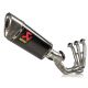 Ligne d'échappement complète racing inox/carbone Akrapovic Tracer 9/Tracer 9 GT/Tracer 9 GT+ 2021-2026