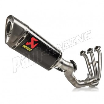Ligne d'échappement complète racing inox/carbone Akrapovic Tracer 9/Tracer 9 GT/Tracer 9 GT+ 2021-2026
