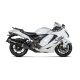 Silencieux adaptables SLIP-ON line titane noir Akrapovic GSX1300R Hayabusa 2021-2026