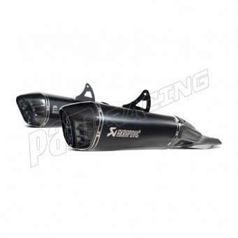 Silencieux adaptables SLIP-ON line titane noir Akrapovic GSX1300R Hayabusa 2025